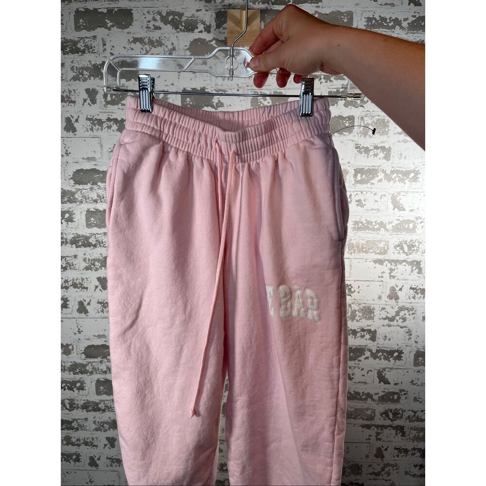 The bar | women baby pink sweatpants joggers